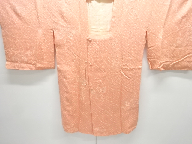 JAPANESE MICHIYUKI COAT / SHIBORI / FLORAL PLANTS